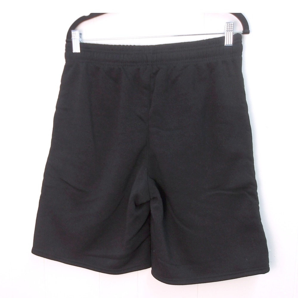 Men's Black Athletic Shorts Gym Workout Casual Activewear Fleece Sz M /#9203